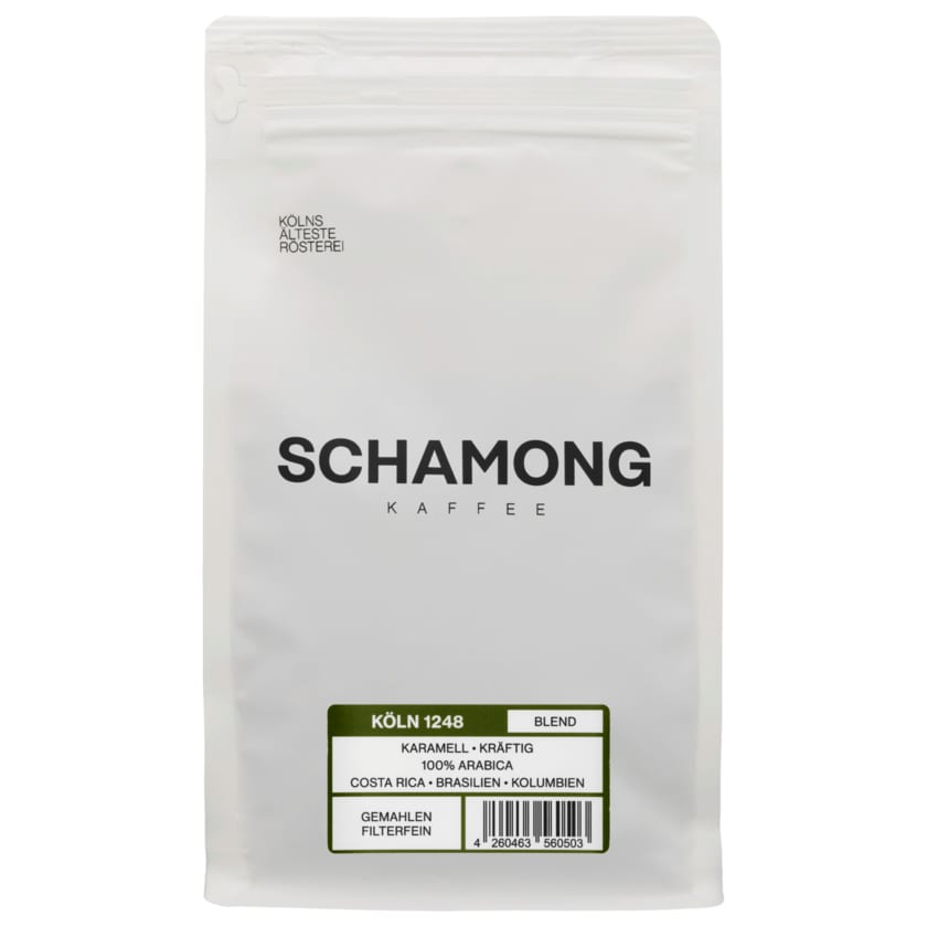 Schamong Kaffee Blend gemahlen 250g